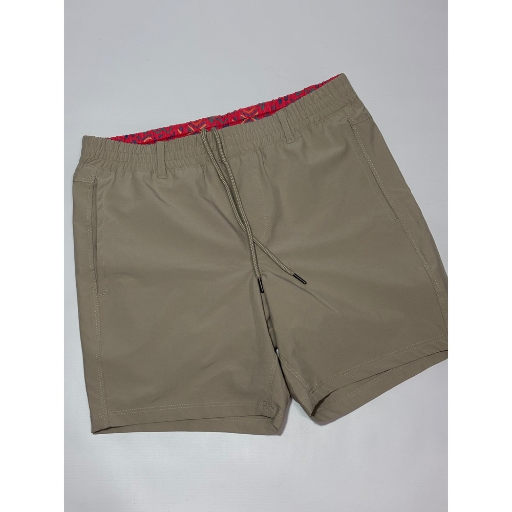 Birdie Bound Shorts Mens Small Tan Performance Compression Liner Golf Athletic